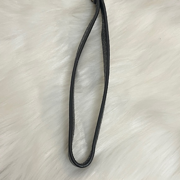 Michael Kors Black Pebbled Leather Wristlet - Picture 10 of 12